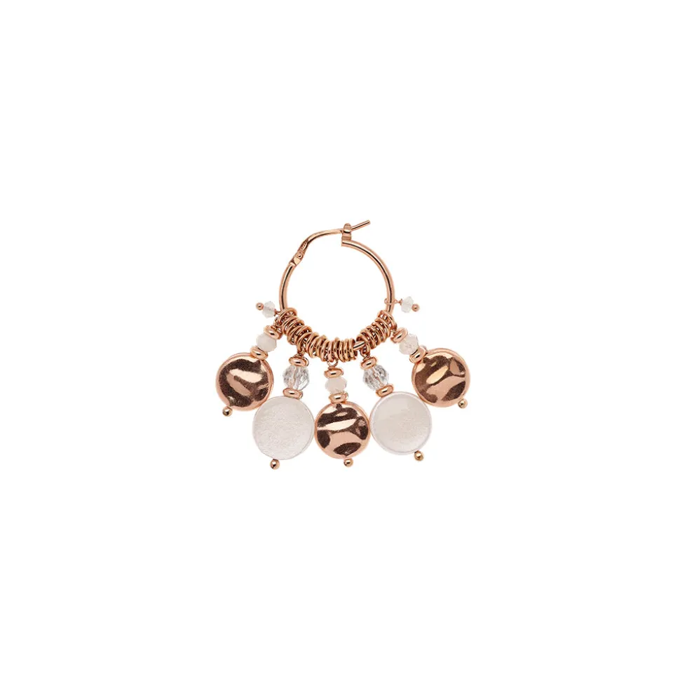 Mono Orecchino Hoop Paillettes