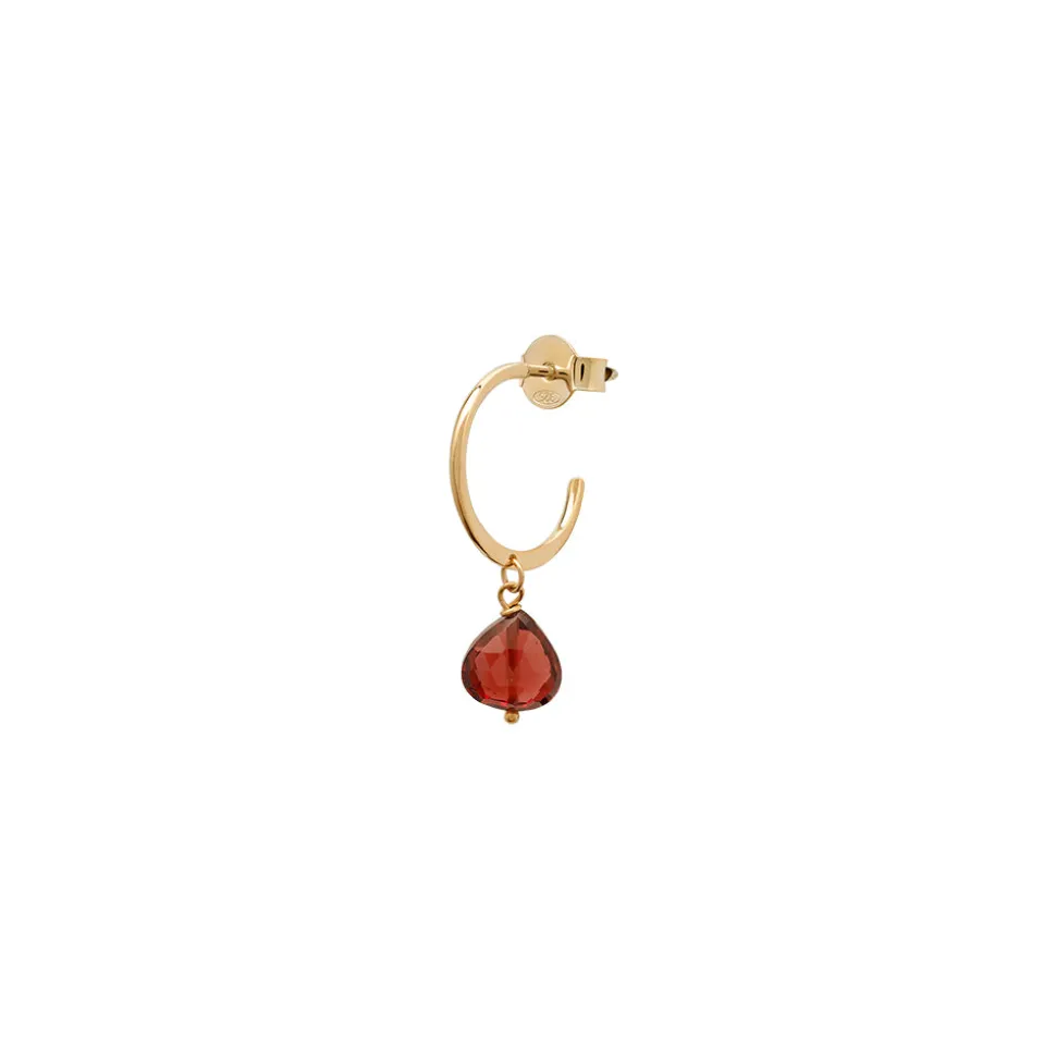 Mono Orecchino Semino d'Amore Cerchio Stone