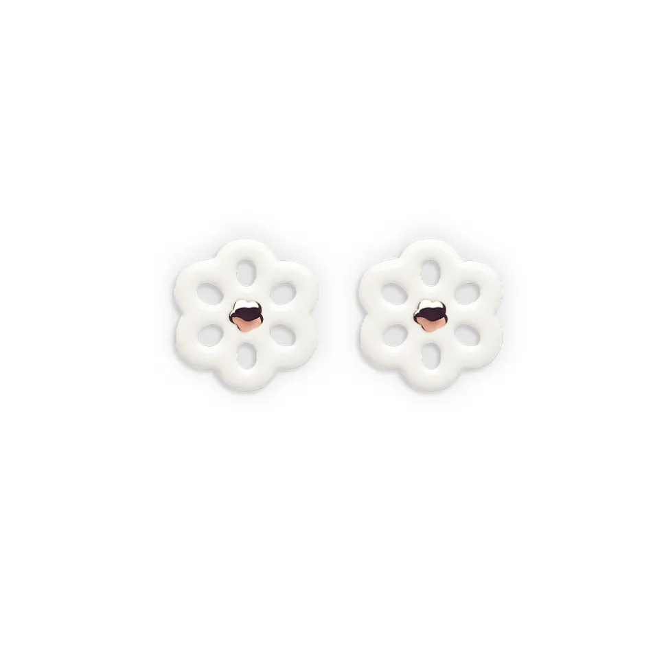 Orecchini Fiore Big Silver