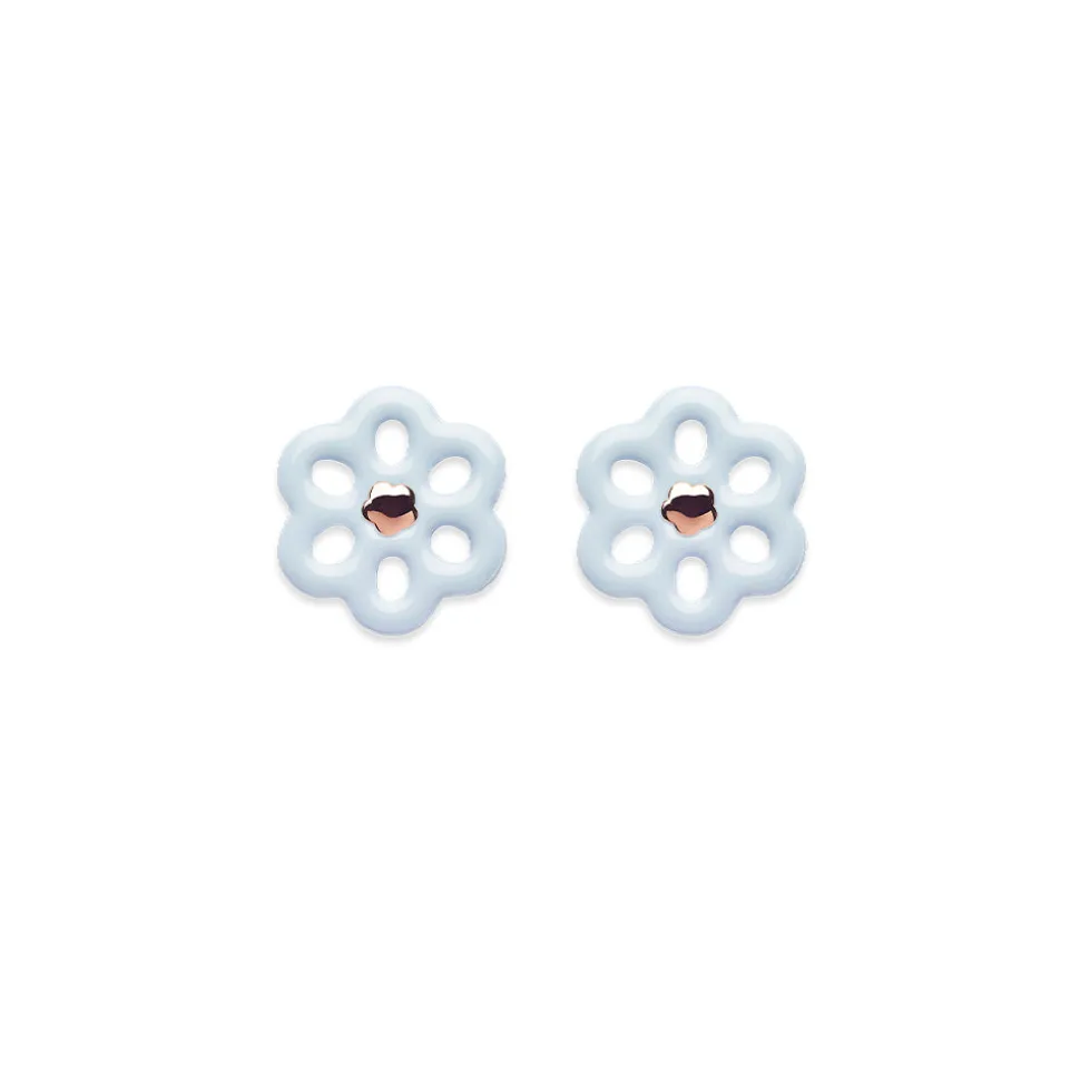 Orecchini Fiore Big Silver