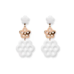Orecchini Fiore Silver Tris